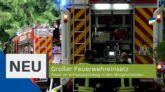 Feuerwehr, Brand Schwappachweg, Eberswalde, Blaulicht