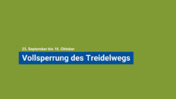 Vollsperrung Treidelweg Eberswalde