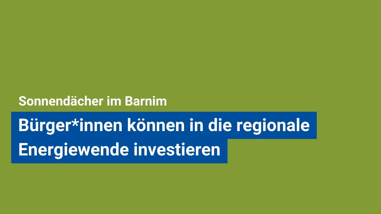 Crowdinvestment im Barnim