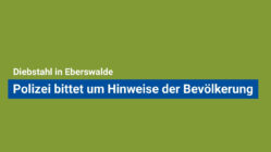 EC Diebstahl in Eberswalde