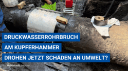 Schmutzwasserrohrbruch Kupferhammer Eberswalde