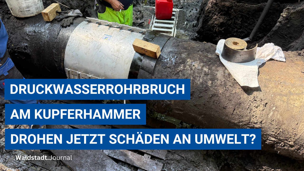 Schmutzwasserrohrbruch Kupferhammer Eberswalde
